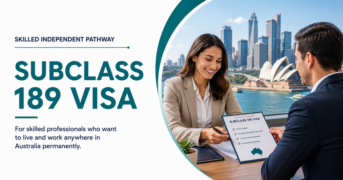 Subclass 189 Skilled Independent Visa