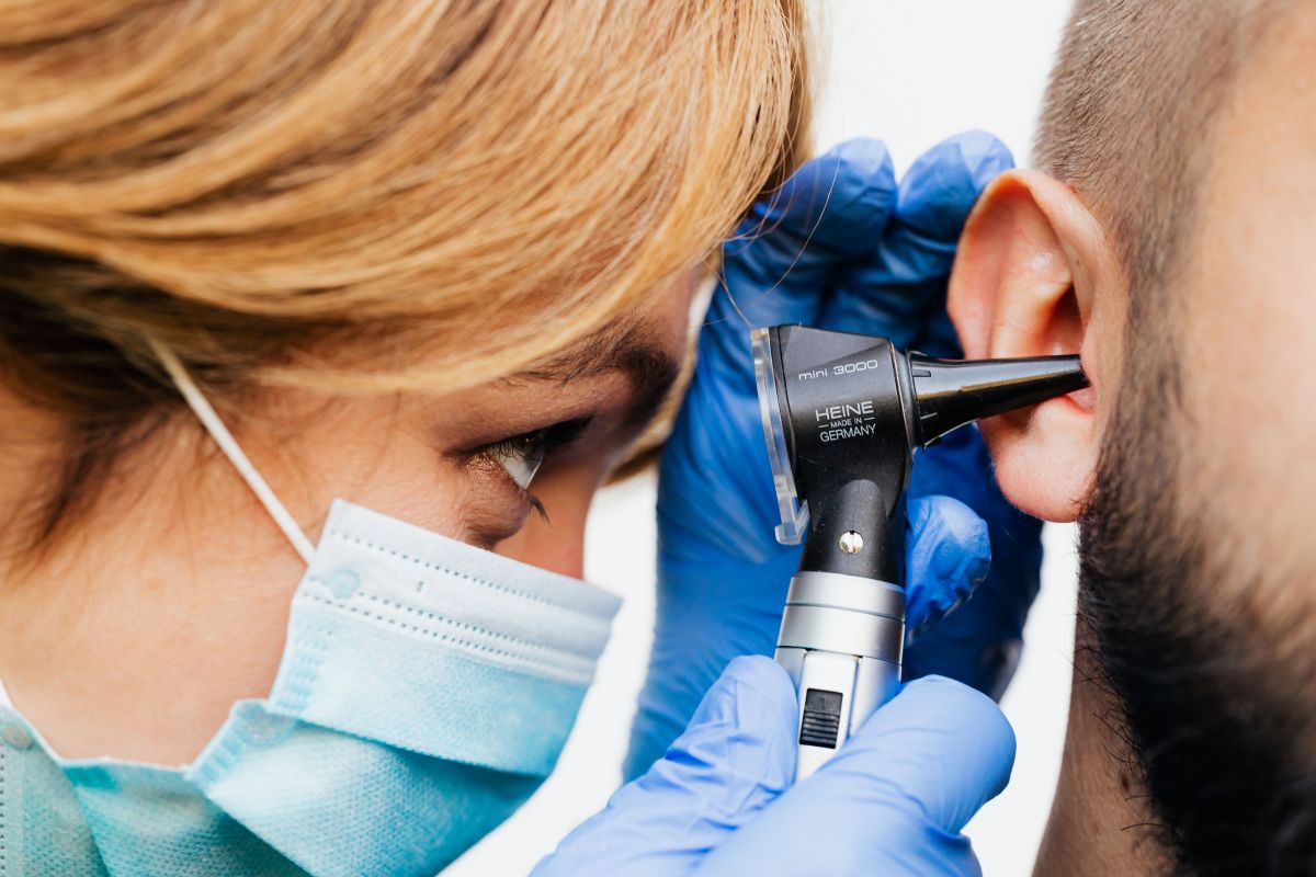 Illustration for Audiologist occupation by Shada Migration Services.