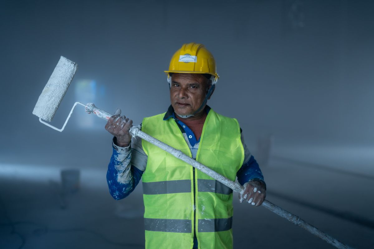 Illustration for Painting Trades Worker occupation by Shada Migration Services.