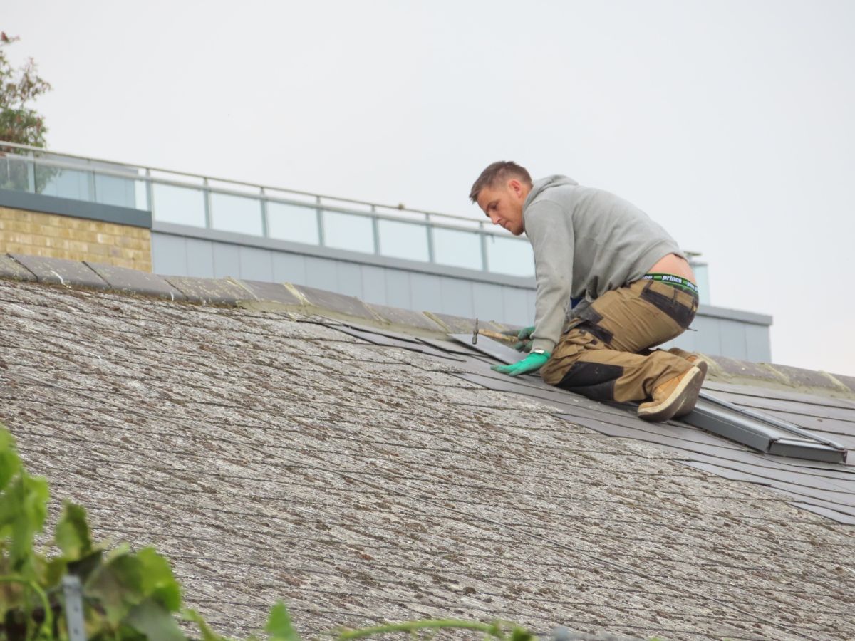 Illustration for Roof Tiler occupation by Shada Migration Services.
