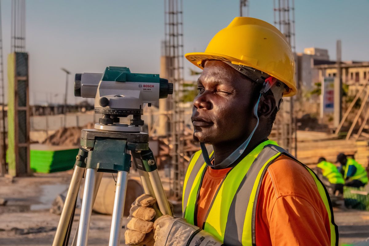 Illustration for Surveying or Spatial Science Technician occupation by Shada Migration Services.